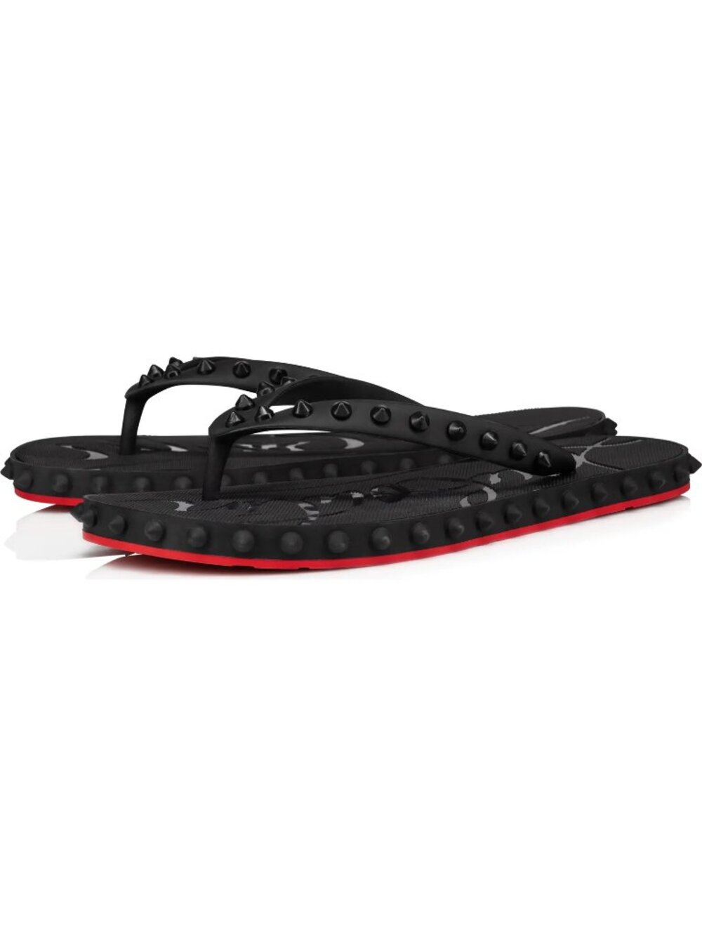 Christian Louboutin Super Loubi Flip Flop, Size 37, 6.5